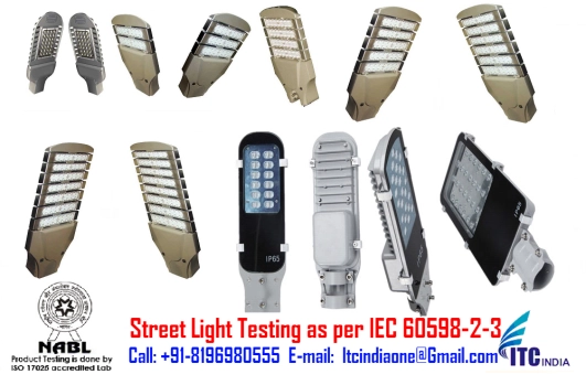 Street Light testing as per IEC 60598-2-3 