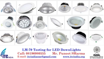 LM-79 Testing for LED DownLight | LED Down Light Testing | LM 79 testing labs in india