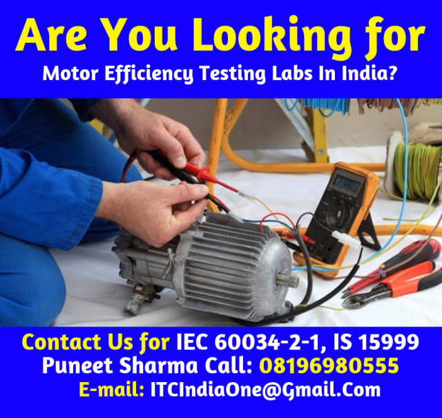 Motor Efficiency Testing Labs In India